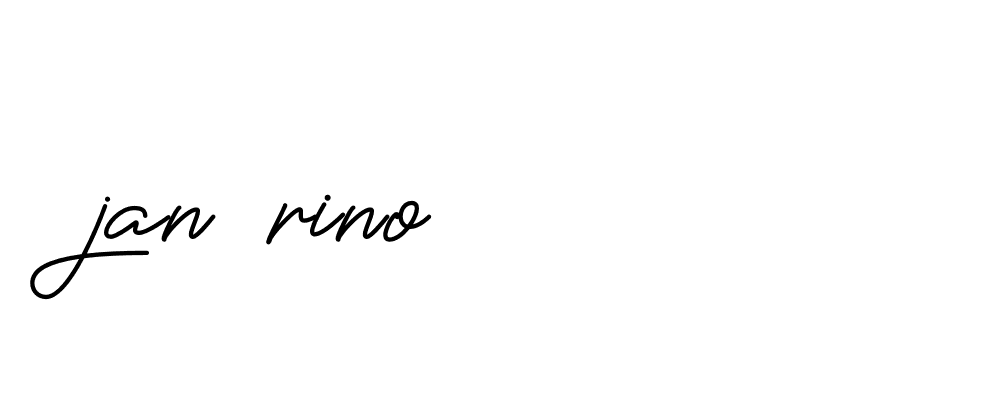 Signature of jan-rino