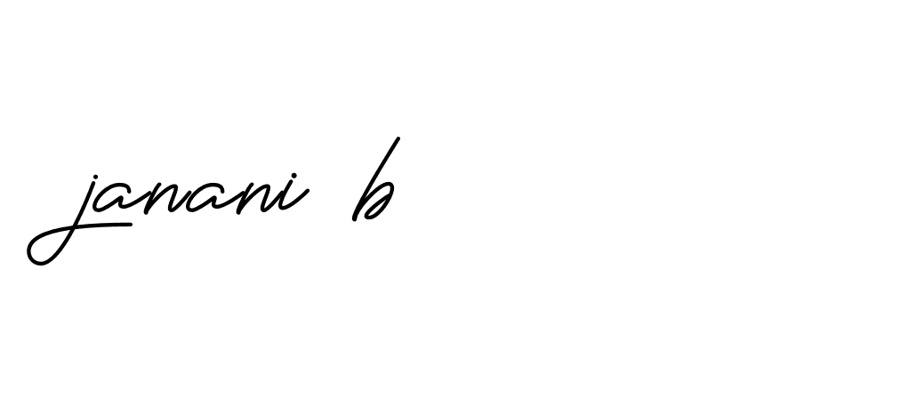 Signature of janani-b