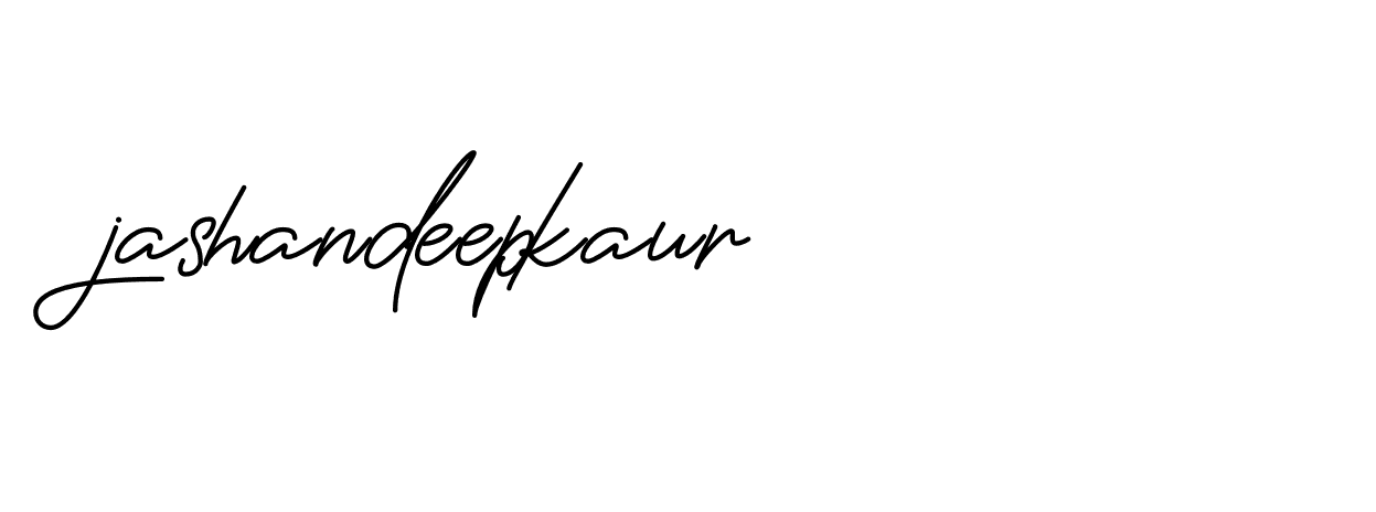 Signature of jashandeepkaur