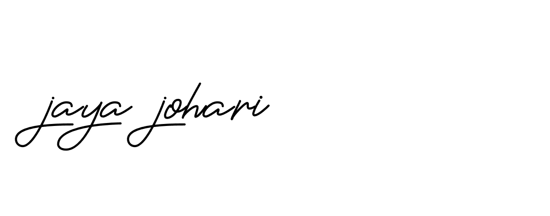 Signature of jaya-johari