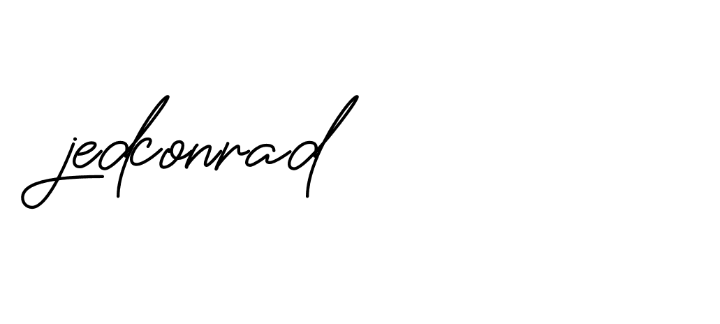 Signature of jedconrad