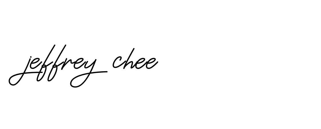 Signature of jeffrey-chee