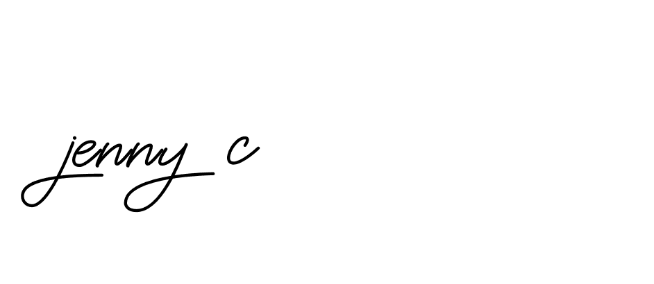 Signature of jenny-c