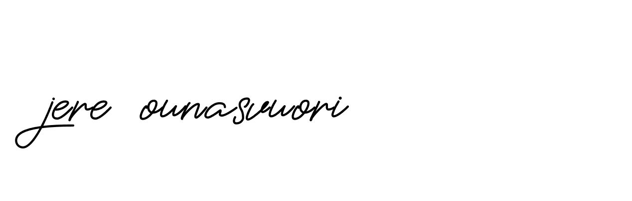 Signature of jere-ounasvuori