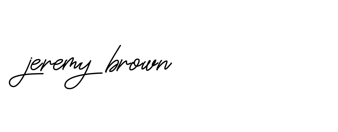 Signature of jeremy-brown