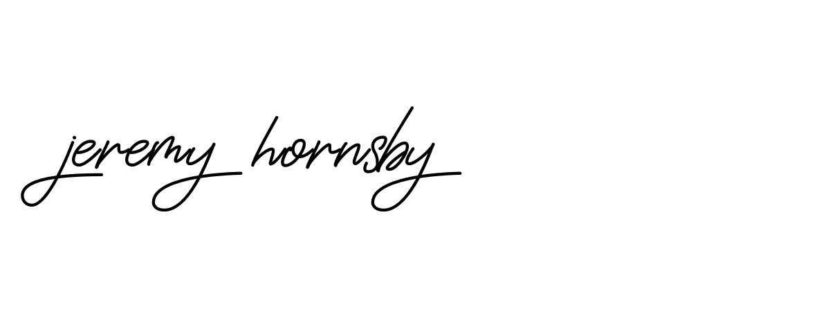 Signature of jeremy-hornsby