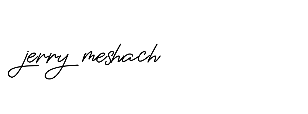 Signature of jerry-meshach