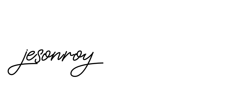 Signature of jesonroy