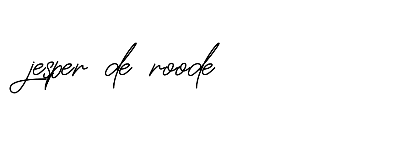 Signature of jesper-de-roode