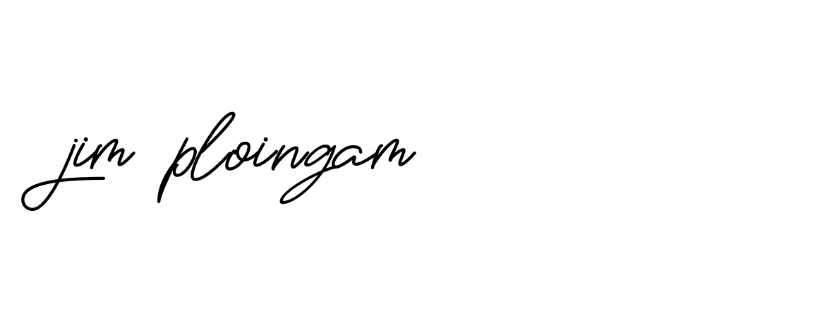 Signature of jim-ploingam