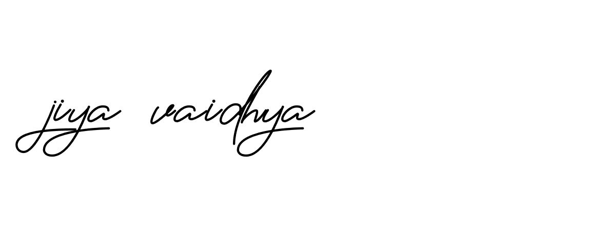 Signature of jiya-vaidhya