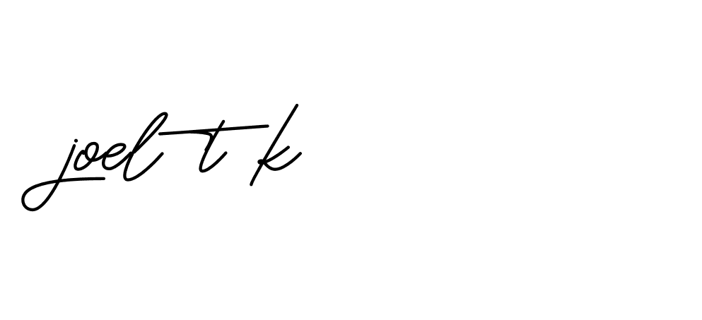 Signature of joel-t-k