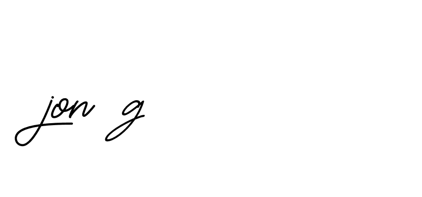 Signature of jon-g