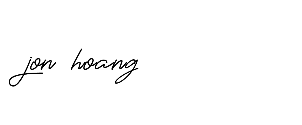 Signature of jon-hoang