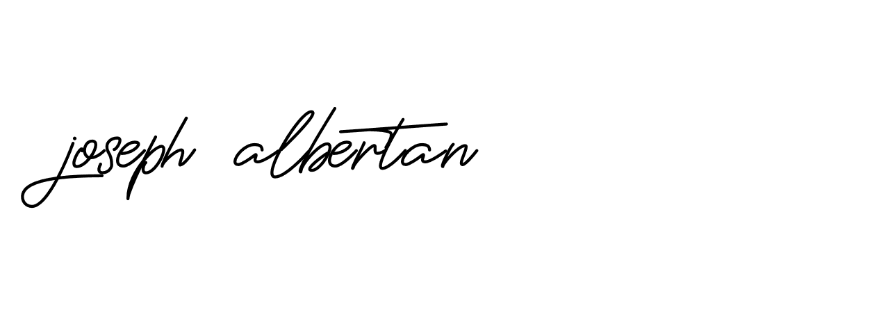 Signature of joseph-albertan