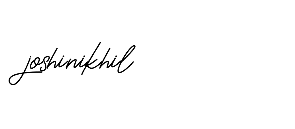 Signature of joshinikhil