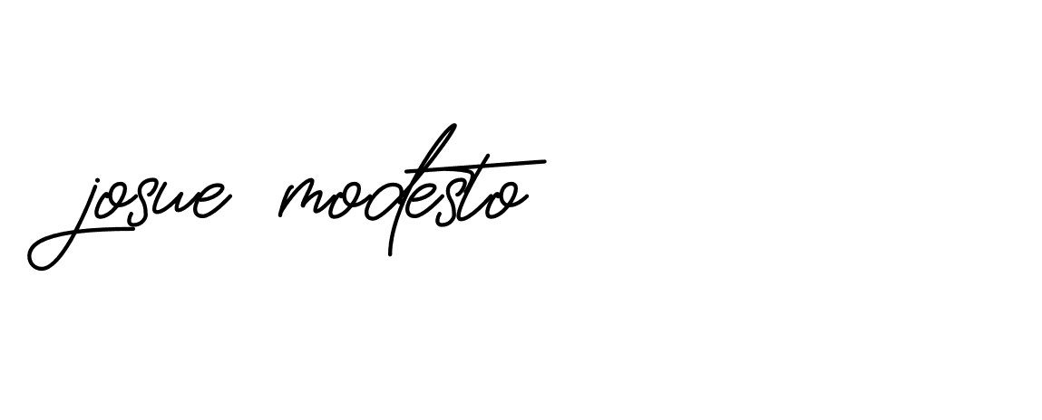 Signature of josue-modesto