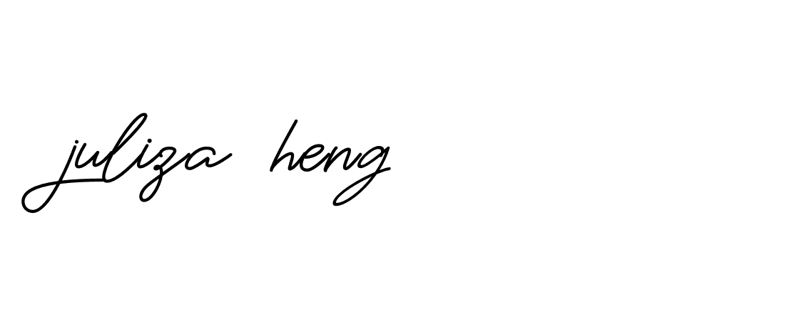 Signature of juliza-heng