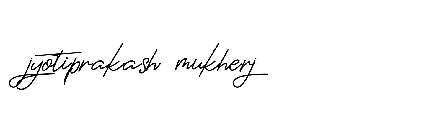 Signature of jyotiprakash-mukherj