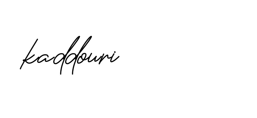 Signature of kaddouri