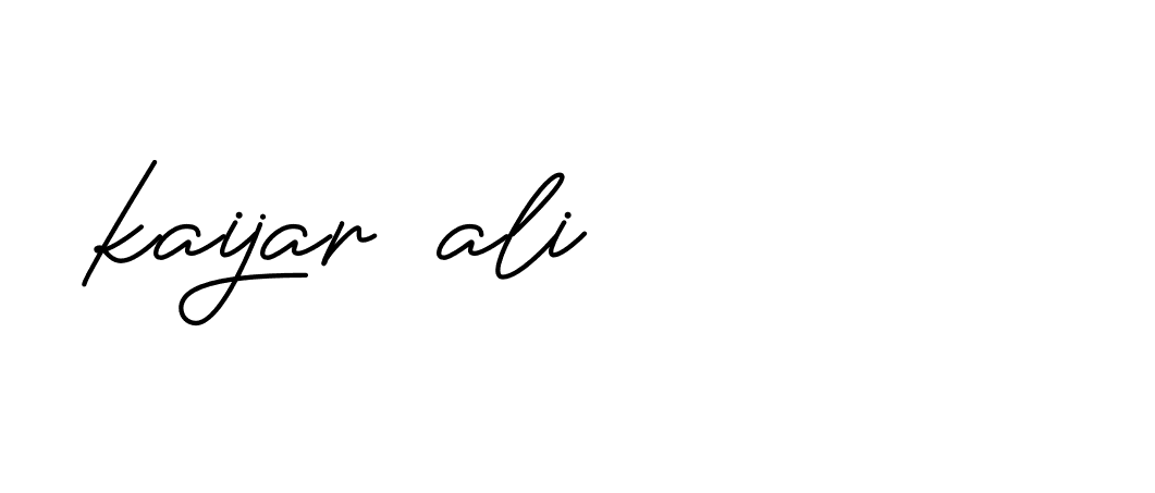 Signature of kaijar-ali