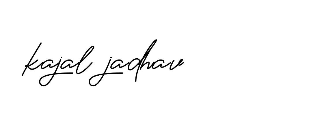 Signature of kajal-jadhav