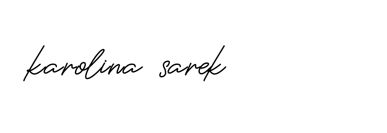 Signature of karolina-sarek