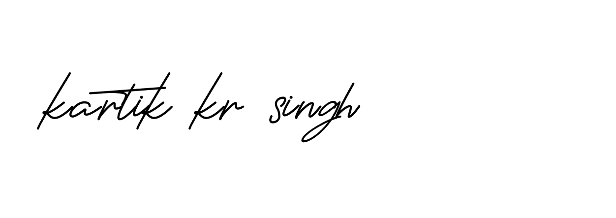 Signature of kartik-kr-singh