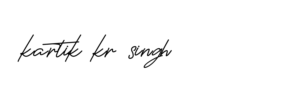 Signature of kartik-kr-singh-