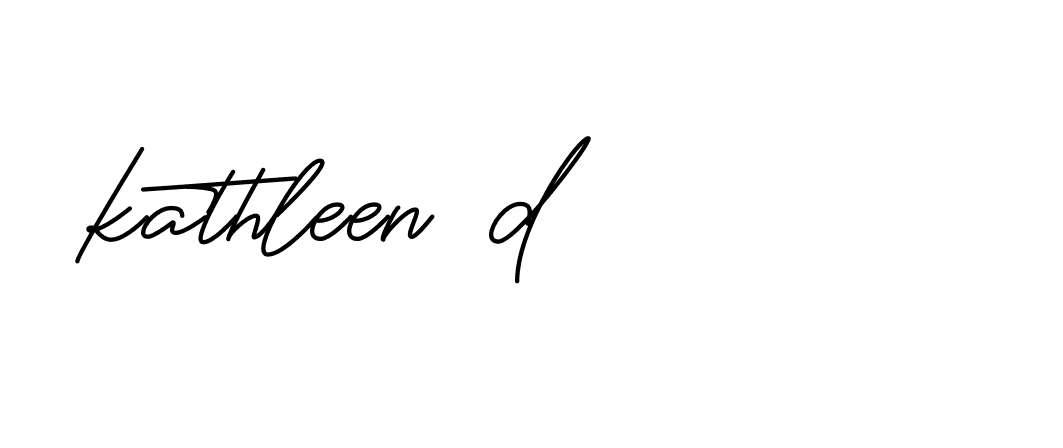 Signature of kathleen-d