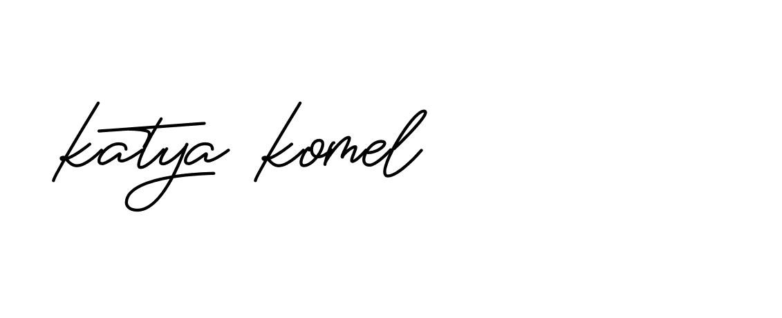 Signature of katya-komel