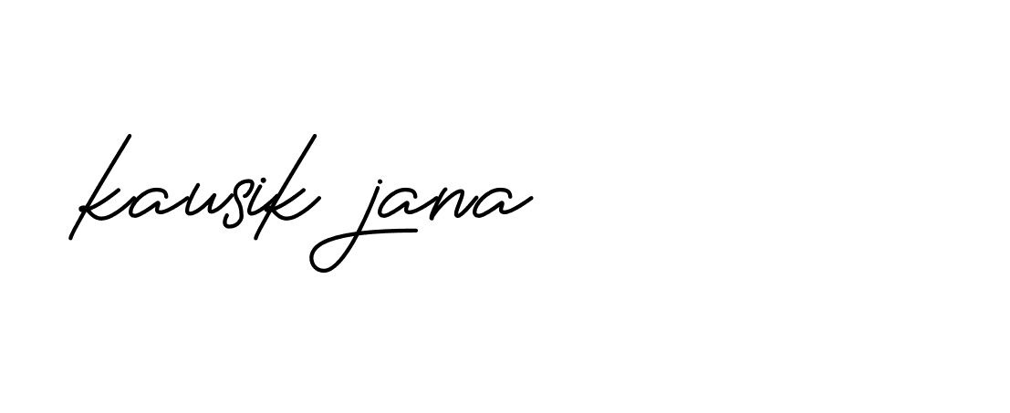 Signature of kausik-jana