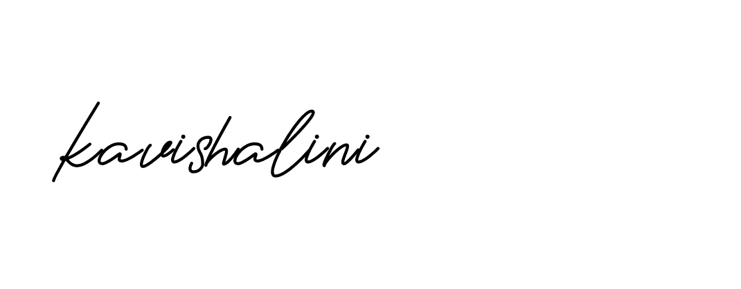 Signature of kavishalini