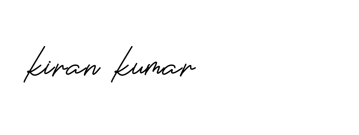 Signature of kiran-kumar