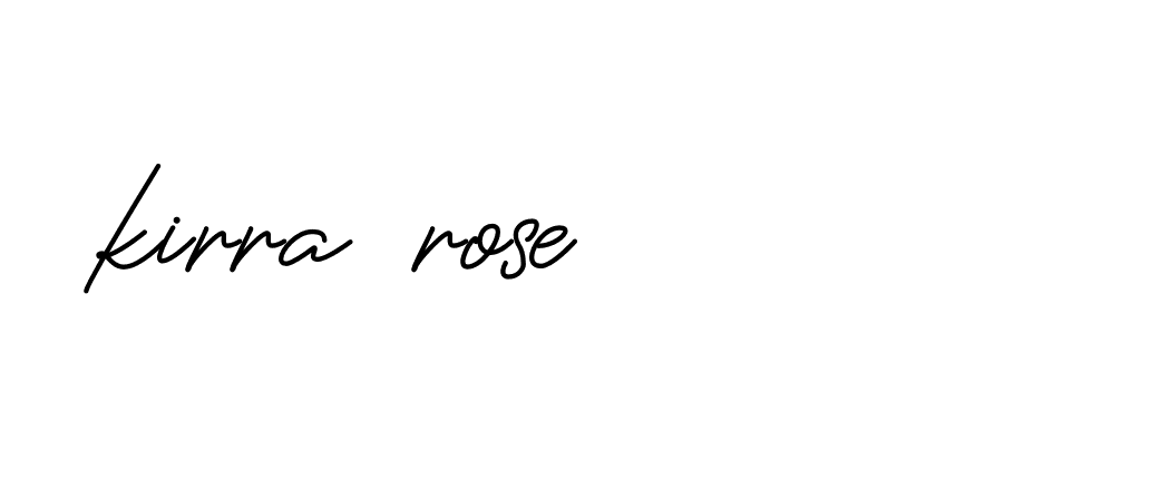 Signature of kirra-rose