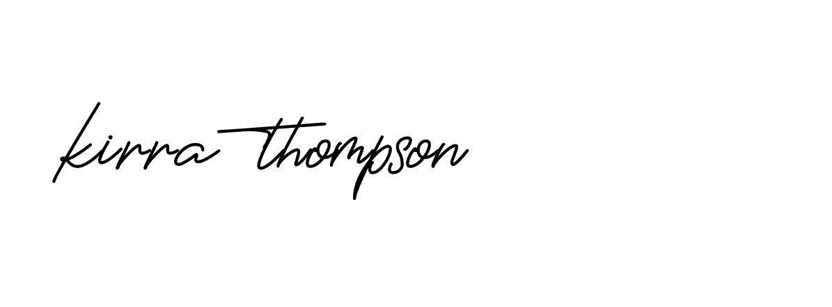 Signature of kirra-thompson