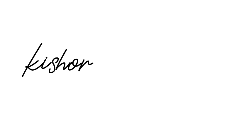 Signature of kishor