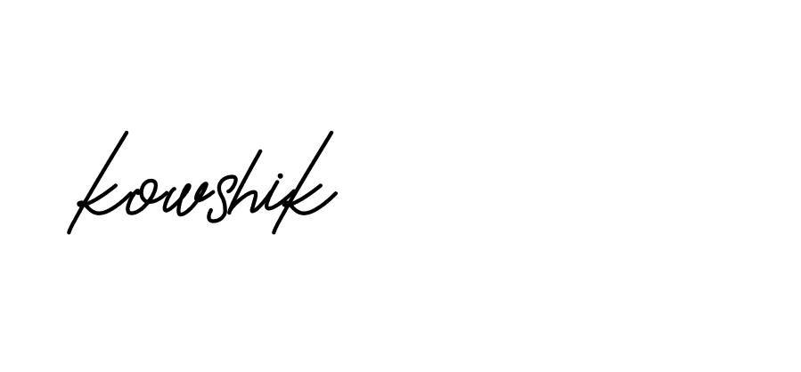 Signature of kowshik