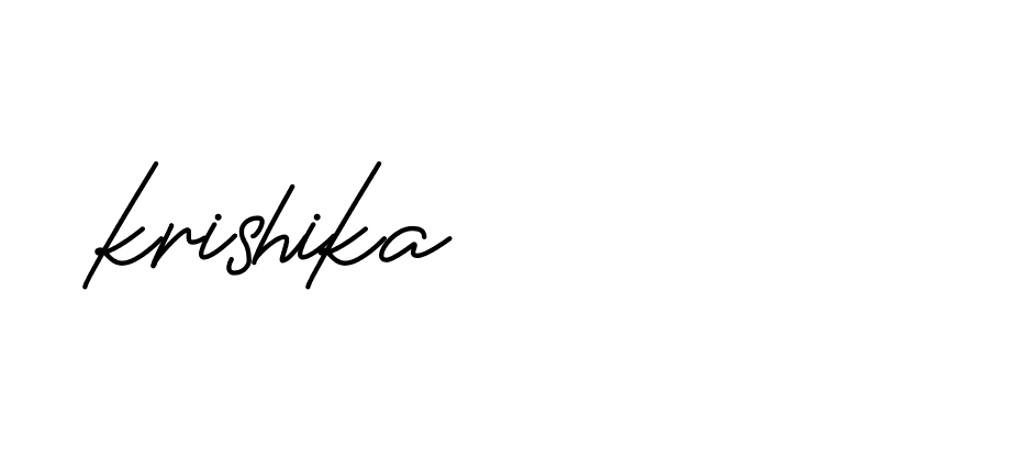 Signature of krishika