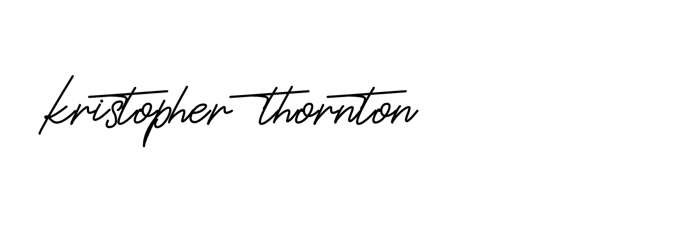 Signature of kristopher-thornton