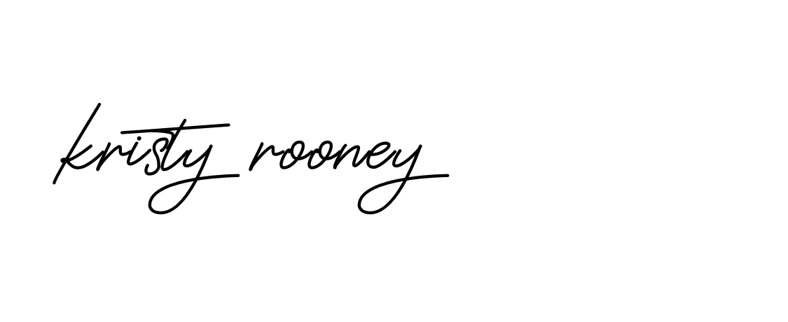 Signature of kristy-rooney