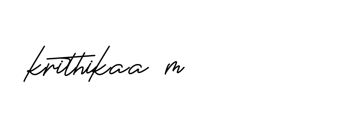 Signature of krithikaa-m