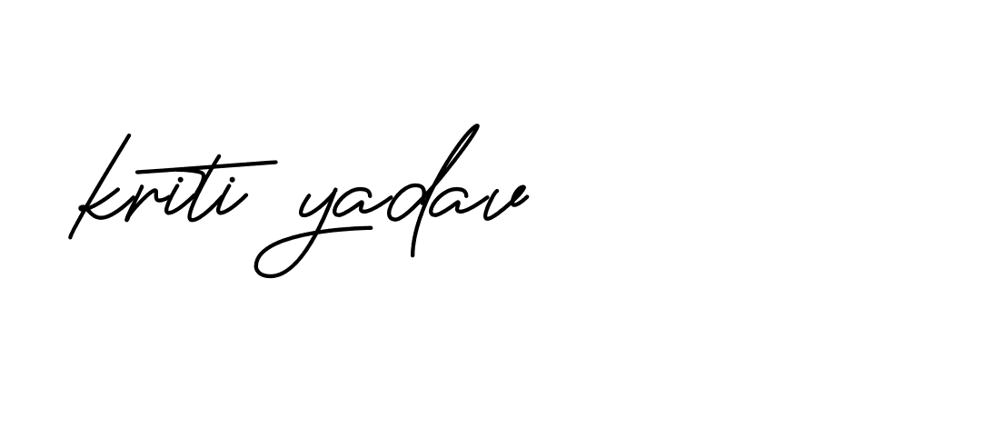 Signature of kriti-yadav