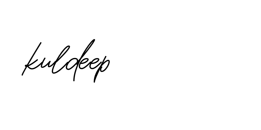 Signature of kuldeep