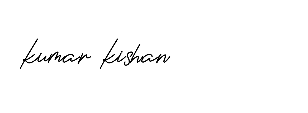 Signature of kumar-kishan