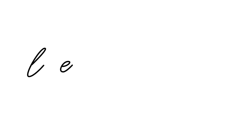 Signature of l-e