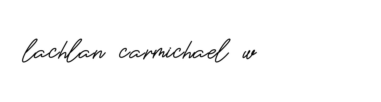 Signature of lachlan-carmichael-w