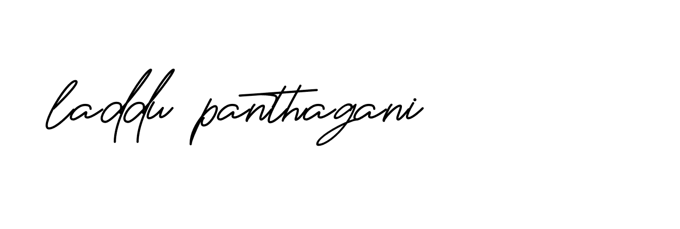 Signature of laddu-panthagani