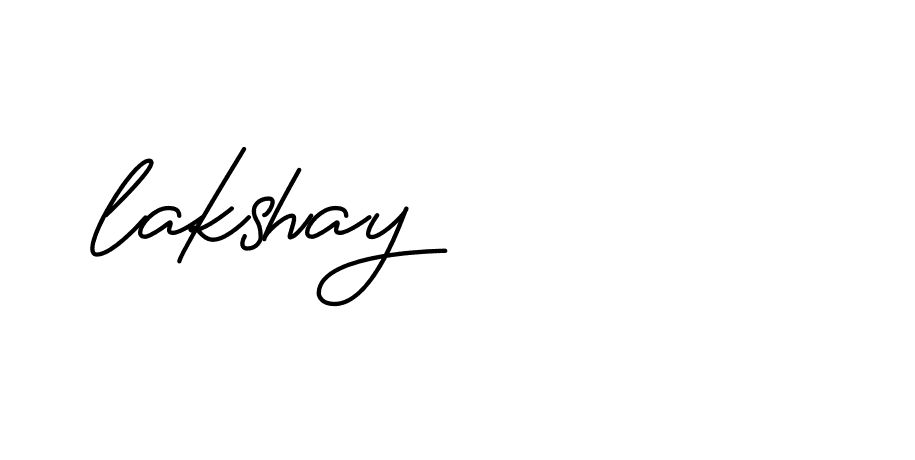 Signature of lakshay