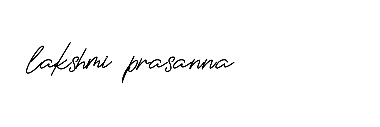 Signature of lakshmi-prasanna